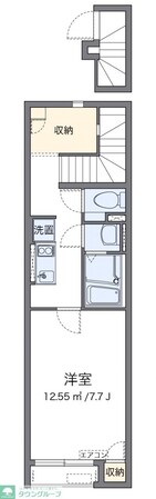 クレイノソレイユVの物件間取画像